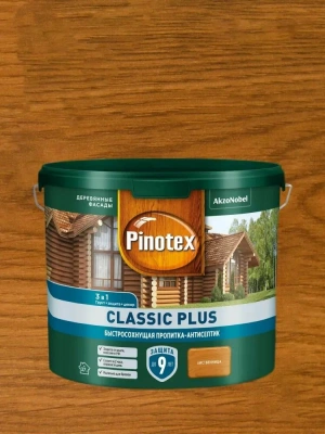 Пропитка Pinotex Classic Plus 3в1 декор.для защиты деревесины лиственница 2,5 л