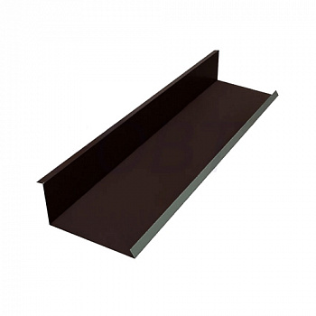 Планка примыкания 100х150 2м  RAL 8017